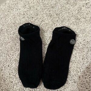Black Ankle Pure Barre Sticky Socks